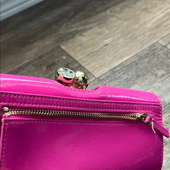 Ted Baker Fuchsia Wallet with Gold Accents - Picture 5 of 10